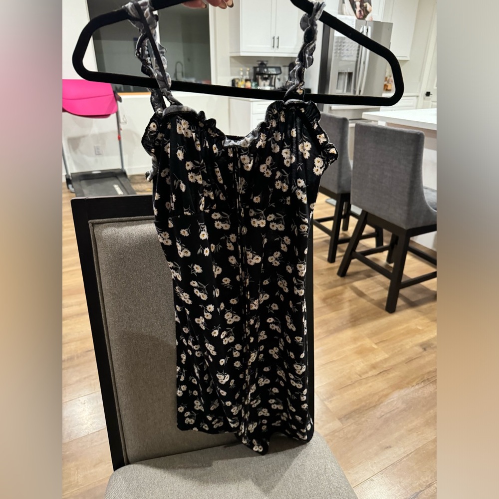 Floral spaghetti strap dress